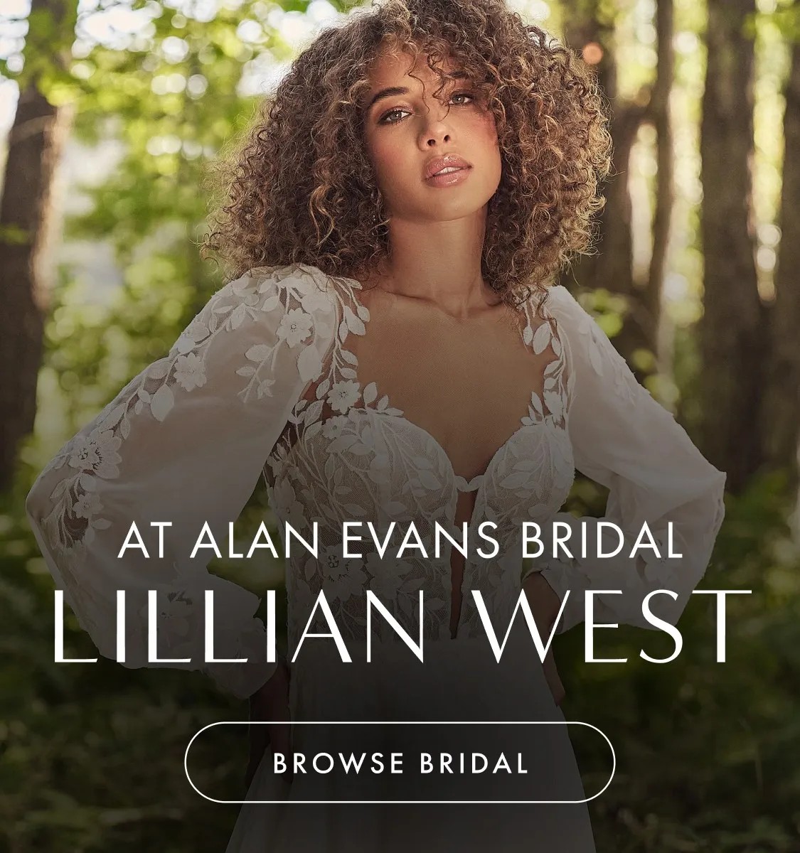 Lillian West at Alan Evans Bridal Mobile